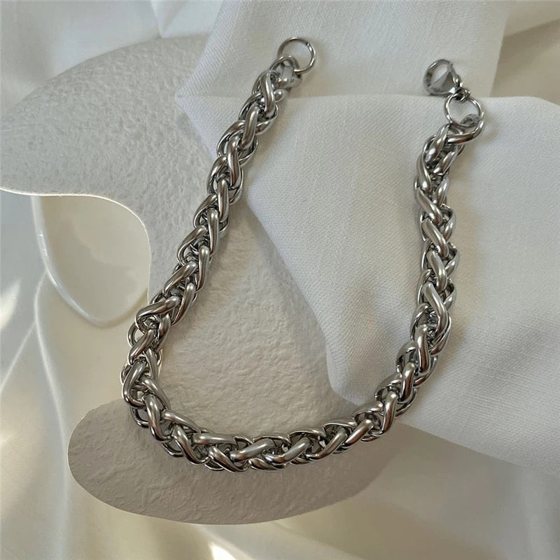 Wheat Bracelet (Silver)